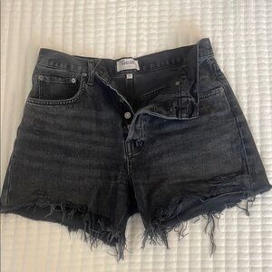 AGOLDE Women's Black Denim Shorts